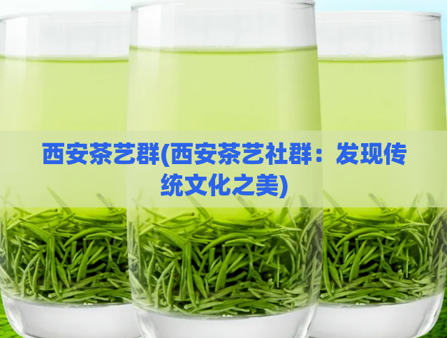 西安茶艺群(西安茶艺社群：发现传统文化之美)  第1张