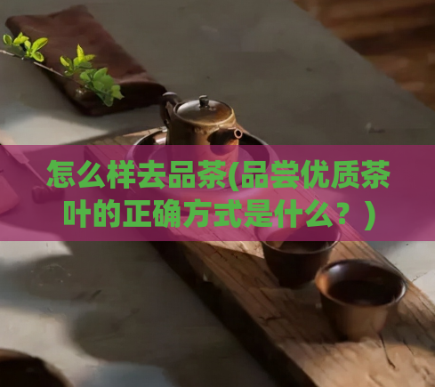 怎么样去品茶(品尝优质茶叶的正确方式是什么？)  第1张