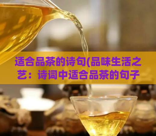 适合品茶的诗句(品味生活之艺：诗词中适合品茶的句子推荐)  第1张