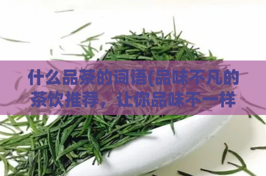 什么品茶的词语(品味不凡的茶饮推荐，让你品味不一样的茶文化！)  第1张