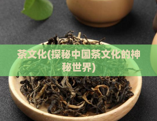 茶文化(探秘中国茶文化的神秘世界)  第1张