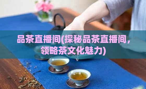 品茶直播间(探秘品茶直播间，领略茶文化魅力)  第1张