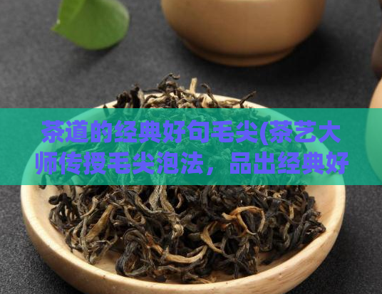 茶道的经典好句毛尖(茶艺大师传授毛尖泡法，品出经典好茶)  第1张