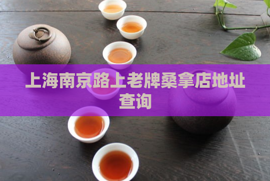 上海南京路上老牌桑拿店地址查询  第1张