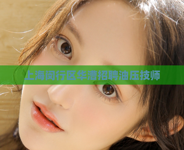 上海闵行区华漕招聘油压技师  第1张
