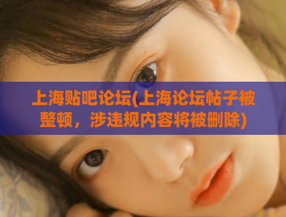 上海贴吧论坛(上海论坛帖子被整顿，涉违规内容将被删除)  第1张