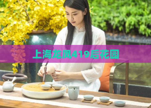 上海龙凤419后花园  第1张 上海龙凤419后花园  第1张