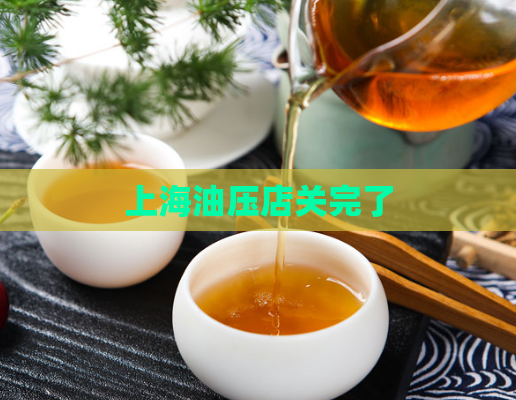 上海油压店关完了  第1张