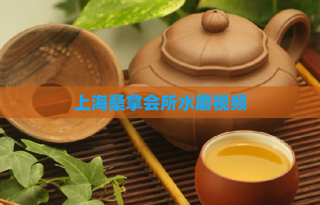 上海桑拿会所水磨视频  第1张