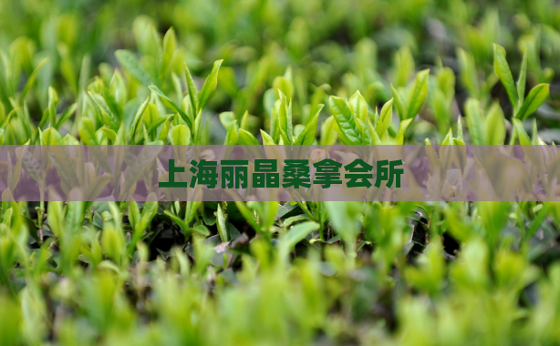 上海丽晶桑拿会所  第1张