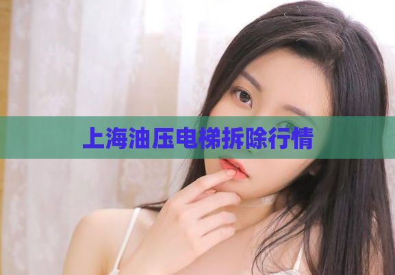 上海油压电梯拆除行情 第1张 上海油压电梯拆除行情 第1张