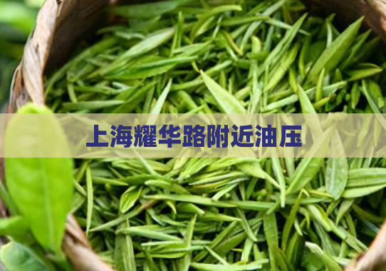 上海耀华路附近油压  第1张