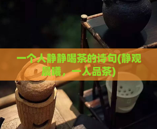 一个人静静喝茶的诗句(静观晨曦，一人品茶)  第1张