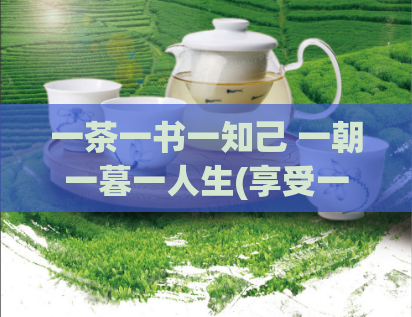 一茶一书一知己 一朝一暮一人生(享受一杯茶，品读一本书，与知己共度一段人生。)  第1张