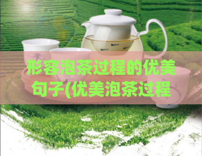 形容泡茶过程的优美句子(优美泡茶过程的诗意展现)  第1张