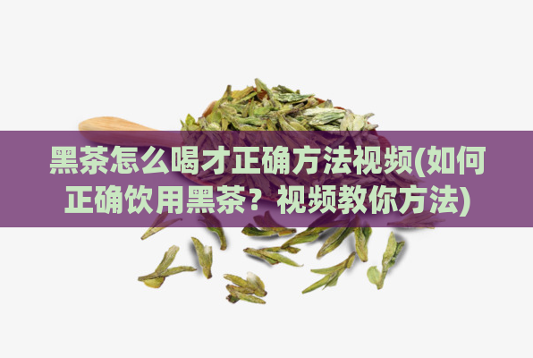 黑茶怎么喝才正确方法视频(如何正确饮用黑茶？视频教你方法)  第1张