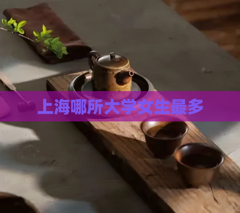 上海哪所大学女生最多  第1张